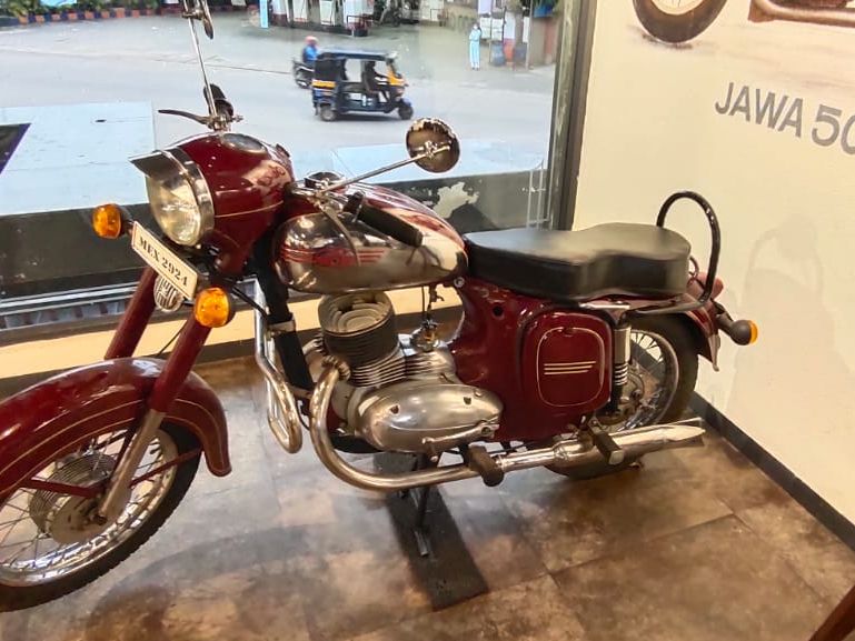 Classic Jawa motorcycle